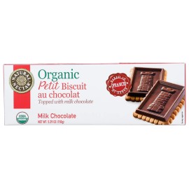 Natural Nectar Organic Milk Chocolate Petit Biscuit, 529 Oz
