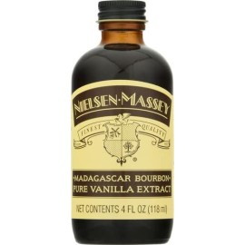 Nielsen-Massey Madagascar Bourbon Pure Vanilla Extract For Baking And Cooking, 4 Ounce Bottle With Gift Box