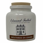 Edmond Fallot Old Fashion Grain Mustard Stone Jar - 88 Ounces