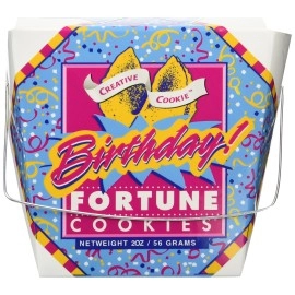 Happy Birthday Fortune Cookies - Unique Gourmet Gift - Kosher Certified