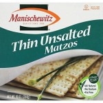 Manischewitz Thin Unsalted Matzo, 10-Ounce Boxes (Pack Of 8)