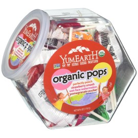 Yummy Earth Lollipops, Organic Assorted Flavors, 30 Ea