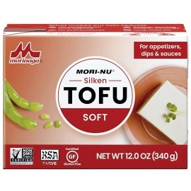 Mori-Nu Silken Tofu Soft | Velvety Smooth And Creamy | Low Fat, Gluten-Free, Dairy-Free, Vegan, Made With Non-Gmo Soybeans, Ksa Kosher Parve | Shelf-Stable | Clean Protein | 12Oz X 12 Packs