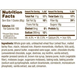 Erin Bakers Breakfast Cookies, Peanut Butter Chocolate, Whole Grain, Non-Gmo, 3-Ounce (Pack Of 12)
