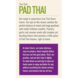 Annie Chun'S Noodle Bowl, Thai-Style Pad Thai, Vegan, Non Gmo Project Verified, 8.1 Oz (Pack Of 6)