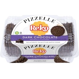 Reko Pizzelle Authentic Italian Style Waffle Cookie, Chocolate, 7 Ounce (Pack Of 1)