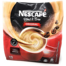 Nescaf 3 In 1 Instant Coffee Sticks Original - Best Asian Coffee Imported From Nestle Malaysia (28 Sticks)