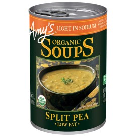 Amy's Soup, Organic Split Pea, Light in Sodium, Low Fat, Vegan & Gluten Free, 14.1 oz