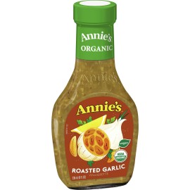 Annies Roasted Garlic Vinaigrette Salad Dressing Certified Organic 8 Fl Oz