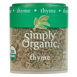 Simply Organic Whole Thyme Leaf, Certified Organic | 0.28 Oz | Thymus Vulgaris L.