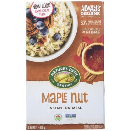Nature'S Path Organic Instant Hot Oatmeal, Maple Nut, 14 Ounce