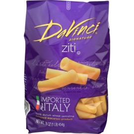 Davinci Signature Cut Ziti 16 Ounce Resealable Bags (Pack Of 12)