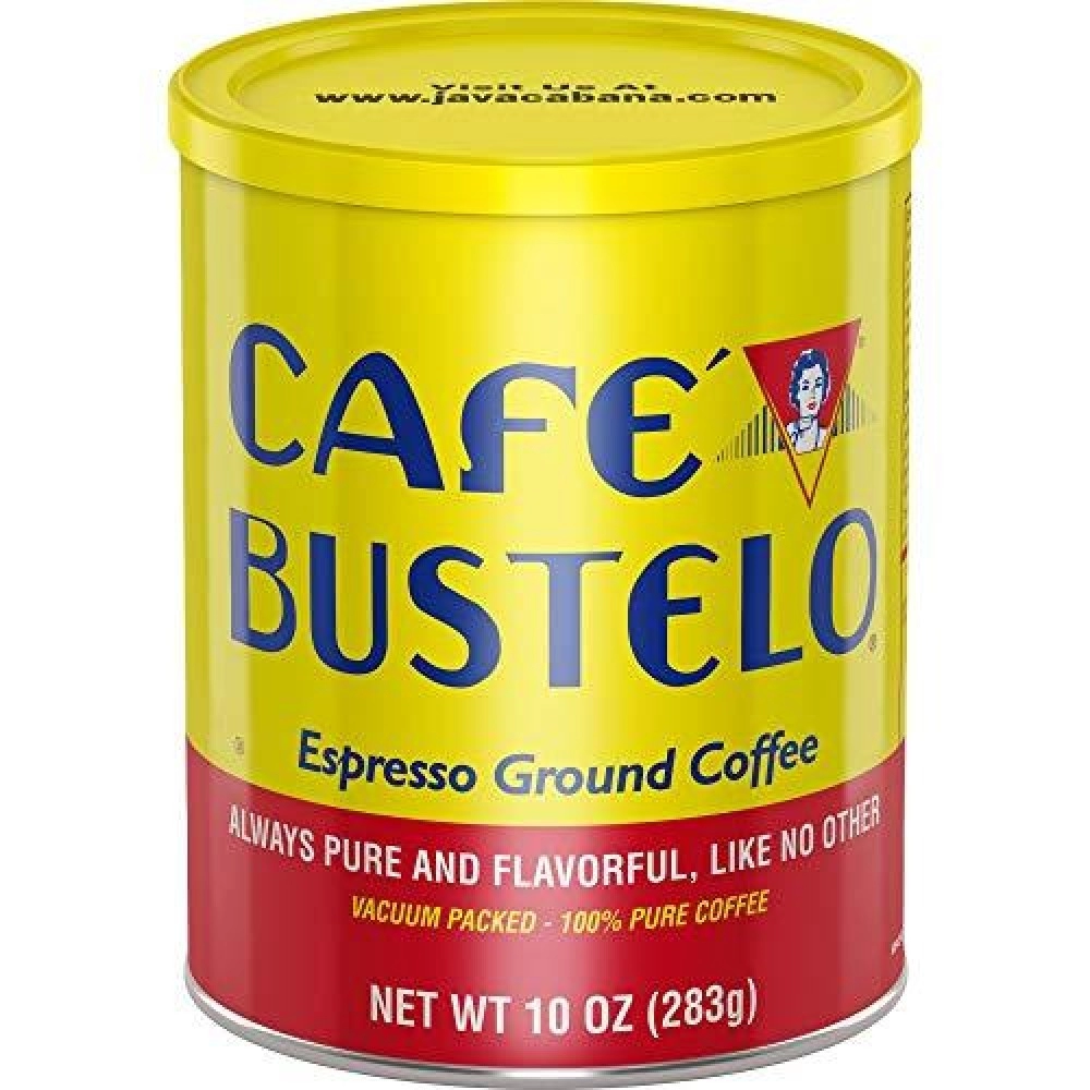Caf Bustelo Espresso Dark Roast Ground Coffee, 10 Ounces