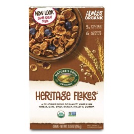 Natures Path Organic Cold Heritage Flake Cereal, 13.25 Ounce - 12 Per Case.