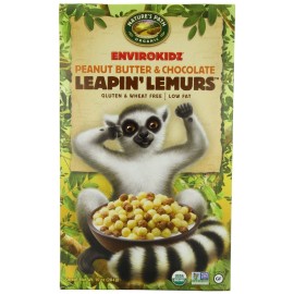 Envirokidz Organic Peanut Butter And Chocolate Leapin Lemurs Cereal, 10 Ounce -- 12 Per Case.