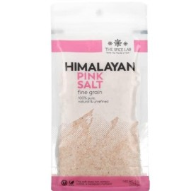 The Spice Lab Pink Himalayan Salt - Sea Salt (Fine) - 1 Lb Bag - All Purpose Cooking & Table Salt - Non Gmo Kosher Sea Salt - Nutrient And Mineral Dense For Health - 100% Certified 4040