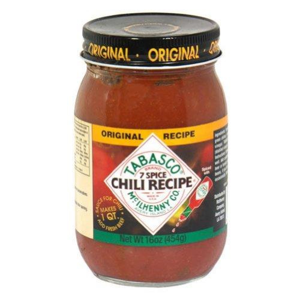 Tabasco Original 7 Spice Chili Spicy Recipe 16 Ounce - 12 Per Case.
