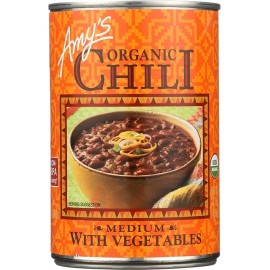 Amys Organic Chili With Vegetables Medium -- 14.7 Oz