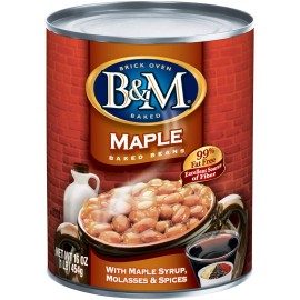Bm Baked Beans, Real Maple Flavor, 16 Ounce (Pack Of 12)