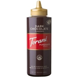Torani Puremade Sauce, Dark Chocolate, 16.5 Ounces