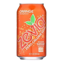 Zevia Soda - Zero Calorie - Orange - Can - 612 Oz - Case Of 4