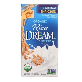 Rice Dream Organic Rice Drink, Enriched Original, 64 Oz (Pack Of 8)