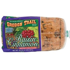 Oregon Trail Raisin Cinnamon With Vanilla Bread - 2-32 Oz. Loaves