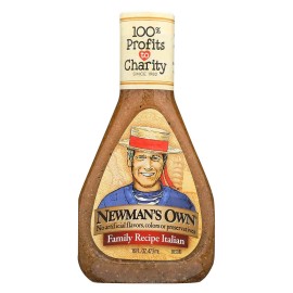 Newmans Own Family Recipe Italian Salad Dressing 16 Oz (Pack Of 6)