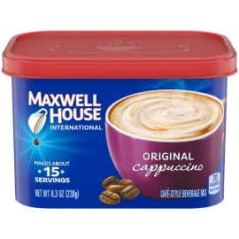 Maxwell House International Original Cappuccino Instant Coffee (8.3 Oz Canisters, Pack Of 4)