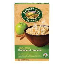 Natures Path Organic Apple Cinnamon Oatmeal Pouches 1.75-Ounce Pouches 8 Pouches Per Box (Pack Of 3)