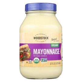 Woodstock Farms Organic Mayonnaise 32 Ounce Jar -- 12 Per Case.