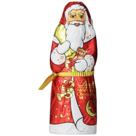 Lindt Holiday Hollow Milk Chocolate Santa Great For Holiday Gifting 4.4 Ounce (Pack Of 18)