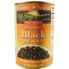 Westbrae Bean Black Ff Org, 15 Oz, Pk- 12
