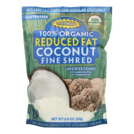 Lets Do...Organics Organic Lite Shredded Coconut ( 12X8.8 Oz) ( Value Bulk Multi-Pack)