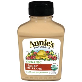 Annies Homegrown Mustard Honey Org