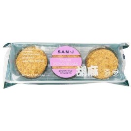 San-J Sesame Brown Rice Crackers 3.7-Ounce Packages (Pack Of 12) ( Value Bulk Multi-Pack)