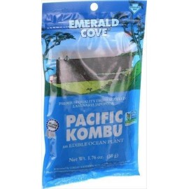 Emerald Cove Silver Grade Pacific Kombu (Dried Seaweed) 1.76-Ounce Bags (Pack Of 6) ( Value Bulk Multi-Pack)