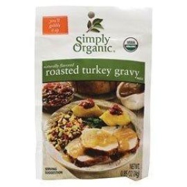 Simply Organic Roasted Turkey Gravy Seasoning Mix Certified Organic 0.85-Ounce Packet (Pack Of 12) ( Value Bulk Multi-Pack)