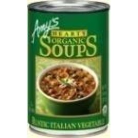 Amys Kitchen Hearty Rustic Italian Vegetable Soup 14.0-Ounce Cans (Pack Of 12) ( Value Bulk Multi-Pack)