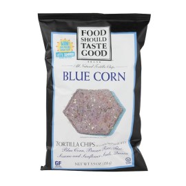 Food Should Taste Good Chip Tortla Blue Corn Gf 5.5 Oz (Pack Of 12) ( Value Bulk Multi-Pack)