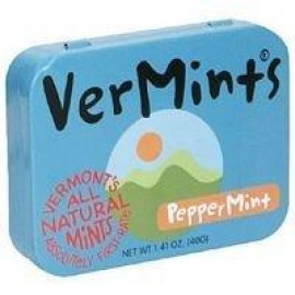 Vermints All Natural Peppermints 1.41-Ounce Tins (Pack Of 6) ( Value Bulk Multi-Pack)