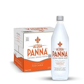 Acqua Panna Natural Spring Water, 33.8 Oz Plastic Bottles (12 Pack), 33.8 Fl Oz (12 Count)