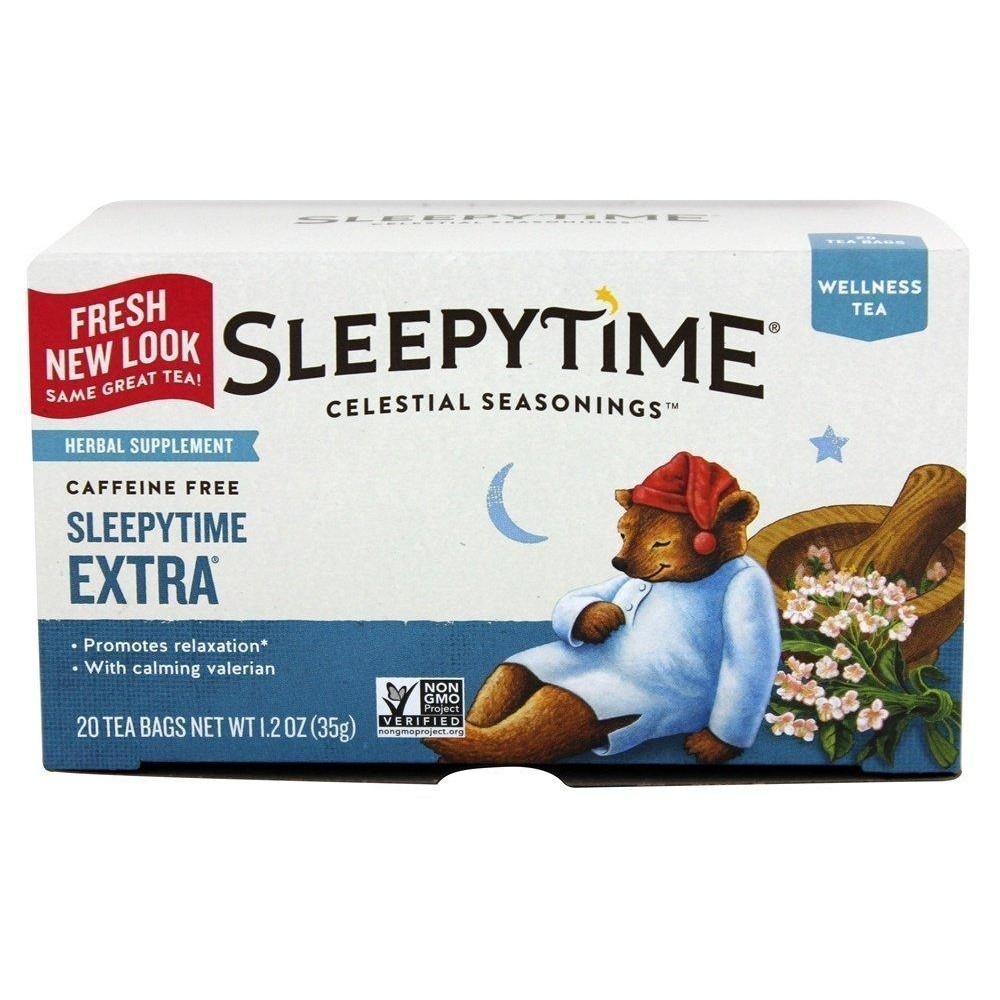 Celestial Seasonings 27891 Celestial Seasonings Sleepytime Extra Herb Tea - 20 Count (Pack Of 3)