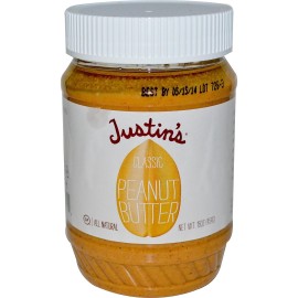 Justins Classic Peanut Butter 16 Oz Jar