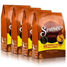 Senseo Dark Roast, New Design, Pack Of 4, 4 X 48 Coffee Pods