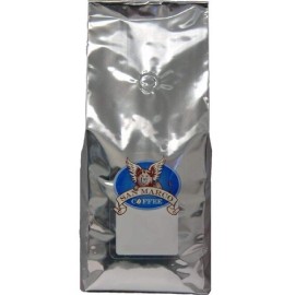 San Marco Coffee Flavored Ground Coffee, Brittle Cream, 2 Pound