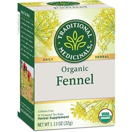 Herb Tea, 95% Organic, Fennel, 16 Bag (Pack Of 6) (Value Bulk Multi-Pack)