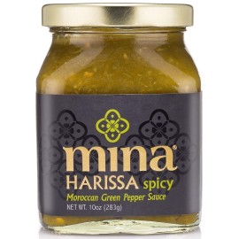 Mina Harissa Green Hot Sauce Put An Exotic Moroccan Spin On Classic Salsa Verde With This Spicy Chili Garlic Sauce (10 Ounces)