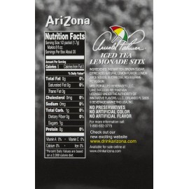 Arizona Arnold Palmer Half & Half, 1.27 Ounce (1 Box, 10 Sticks Per Box)