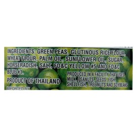 Hapi Hot Wasabi Green Peas 4.9 Ounce -- 24 Per Case.